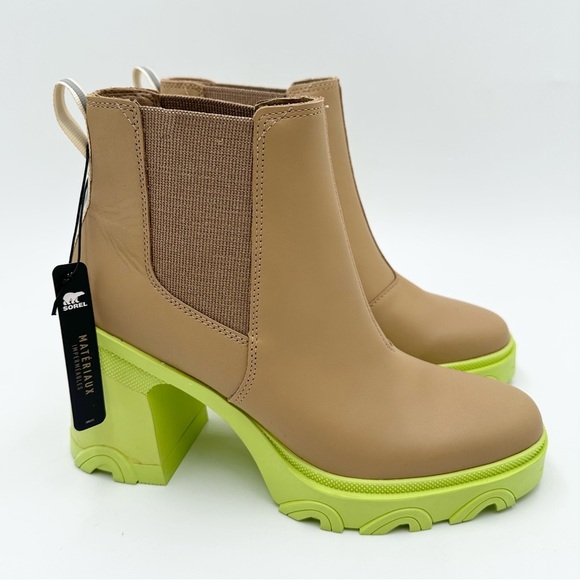 Sorel Shoes - Sorel Brex Waterproof Platform Block Heel Chelsea Boot